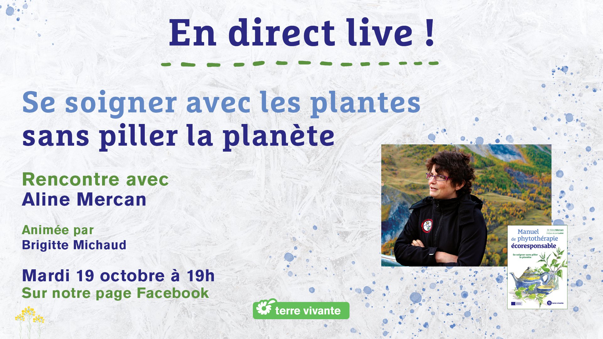 Live Facebook Se soigner avec les plantes sans piller la planète